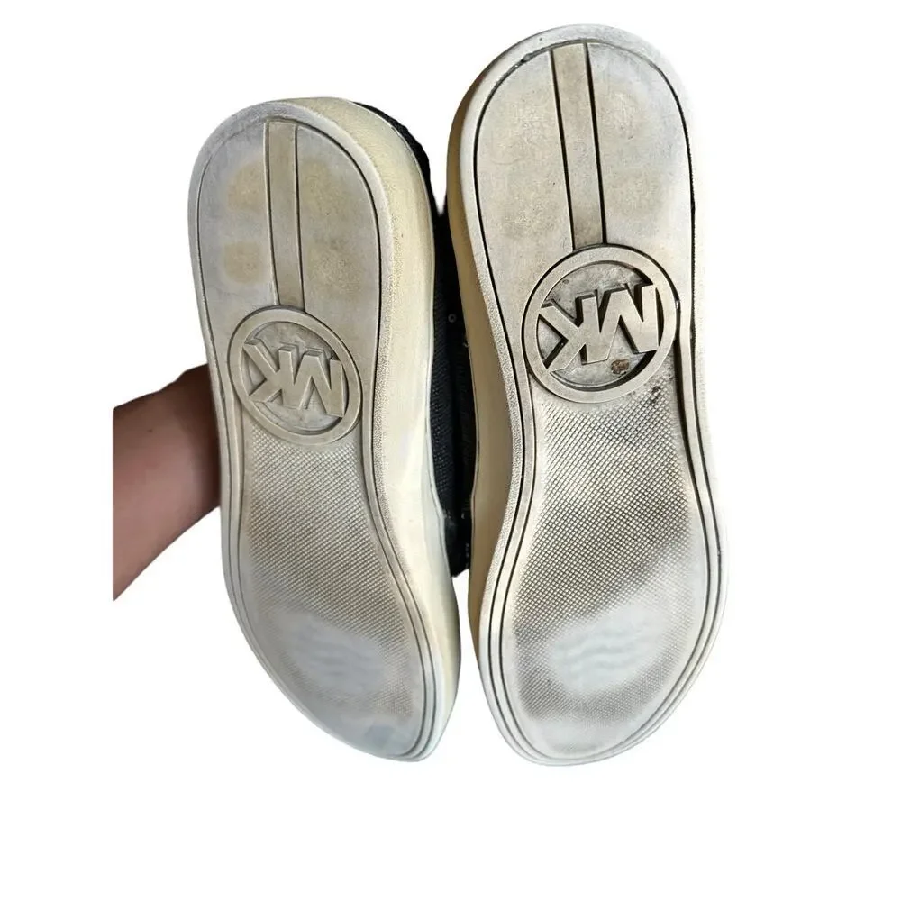 🇺🇸 🍁 BUNDLE ONLY - 5/$15 Michael Kors Gray Sequins Loafer Sneakers, size 9